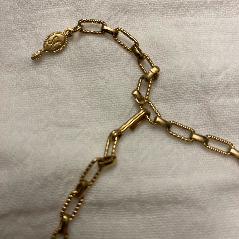 Vintage Sarah Coventry Signed Egyptian Goddess Necklace - Picture 4 of 10